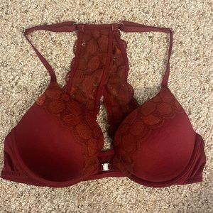 Aerie Burgundy Bralette